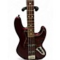 Used Fender Standard Jazz Bass Maroon Electric Bass Guitar
