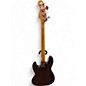 Used Fender Standard Jazz Bass Maroon Electric Bass Guitar