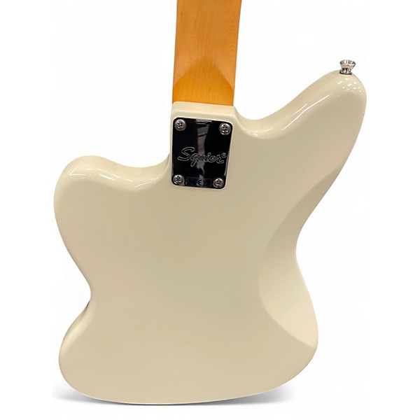 Used Squier J Mascis Jazzmaster Vintage White Solid Body Electric Guitar