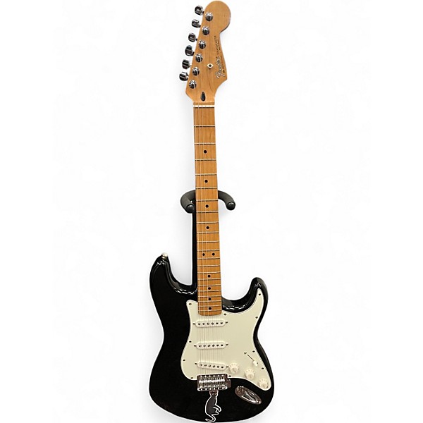Used Fender Standard Stratocaster Black Solid Body Electric Guitar