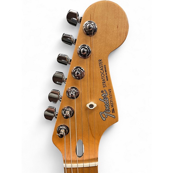 Used Fender Standard Stratocaster Black Solid Body Electric Guitar