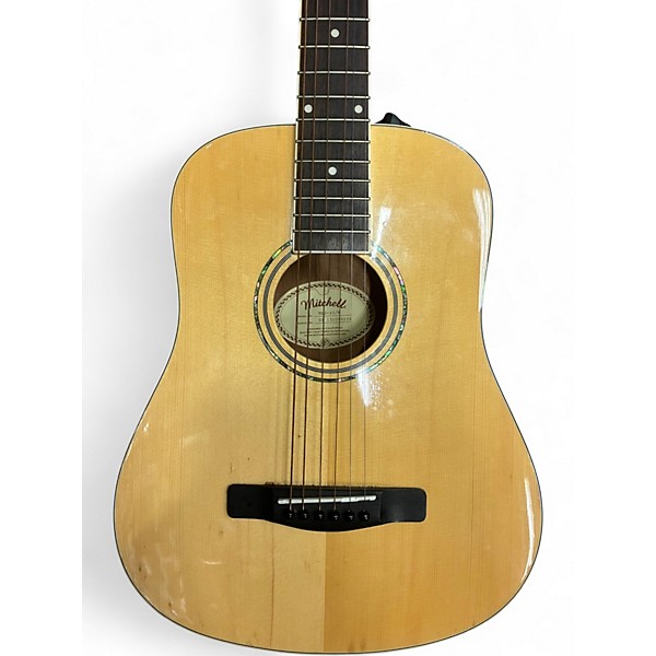 Used Mitchell MDJ10 Natural Acoustic Guitar