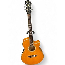 Used Epiphone PR6 Natural Acoustic Electric Guitar