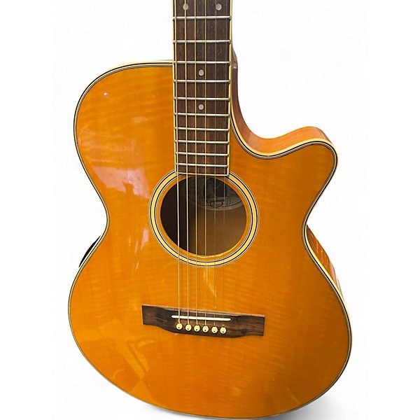 Used Epiphone PR6 Natural Acoustic Electric Guitar