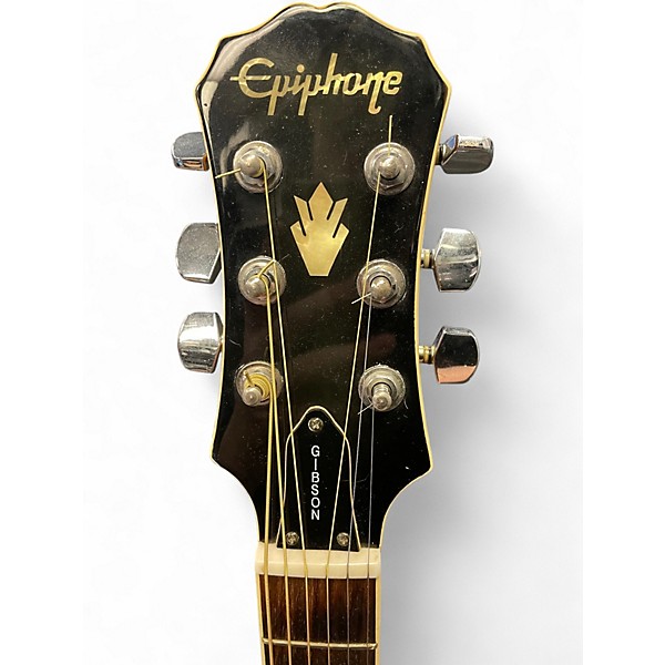 Used Epiphone PR6 Natural Acoustic Electric Guitar