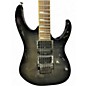 Used Ibanez RG Series Trans Black Solid Body Electric Guitar