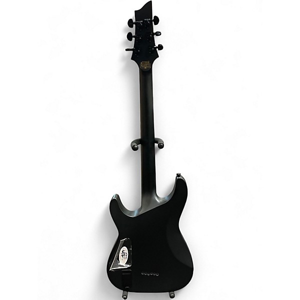 Used Schecter Guitar Research Damien 6 Black Solid Body Electric Guitar