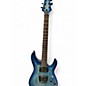 Used Schecter Guitar Research C6 ELITE Ocean Blue Burst Solid Body Electric Guitar thumbnail