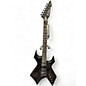 Used B.C. Rich Stranger Things "Eddie's" Inspired NJ Series Warlock Black Solid Body Electric Guitar thumbnail
