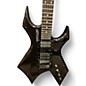 Used B.C. Rich Stranger Things "Eddie's" Inspired NJ Series Warlock Black Solid Body Electric Guitar