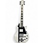 Used ESP LTD James Hetfield Signature Iron Cross Black and White Solid Body Electric Guitar thumbnail