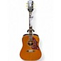 Used Epiphone Hummingbird Inspired by Gibson Natural Acoustic Electric Guitar thumbnail