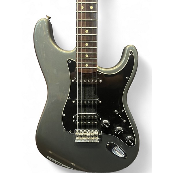 Used Fender Deluxe Stratocaster Pewter Solid Body Electric Guitar