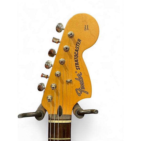 Used Fender Deluxe Stratocaster Pewter Solid Body Electric Guitar
