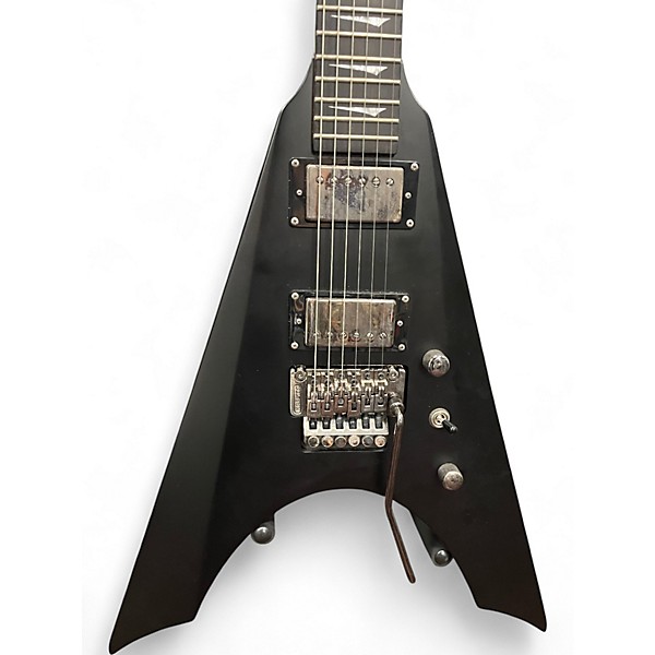 Used Kramer NITE V Black Solid Body Electric Guitar