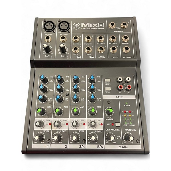 Used Mackie Mix 8 Unpowered Mixer