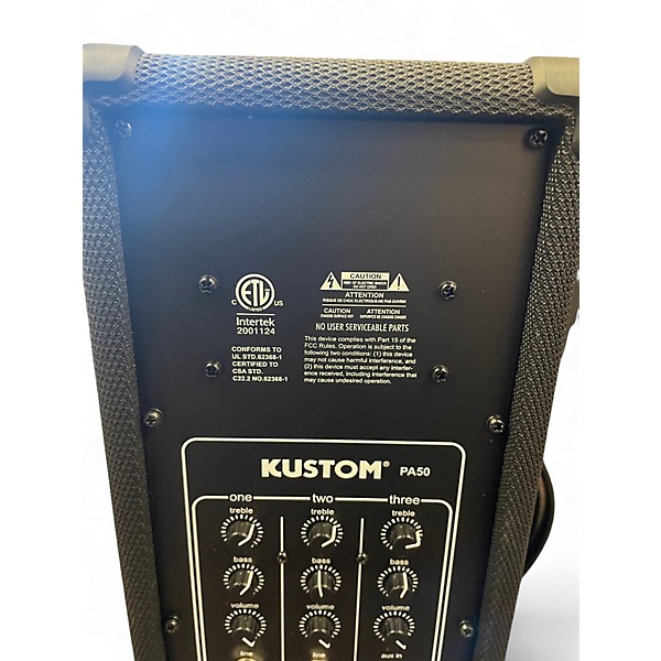 Used Kustom PA PA50 Powered Speaker