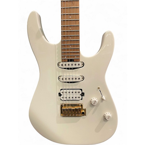 Used 2021 Charvel DK24 PRO MOD White Solid Body Electric Guitar