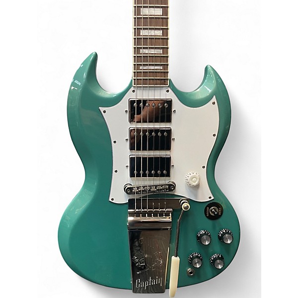 Used 2021 Gibson captain Kirk Douglas signature sg Inverness Green Solid Body Electric Guitar