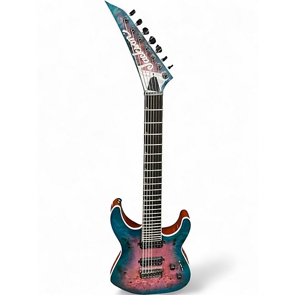 Used Jackson Pro Series Soloist SL7P Purple Solid Body Electric Guitar