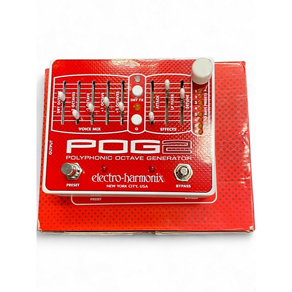 Used Electro-Harmonix Pog2 Polyphonic Octave Generator Effect Pedal