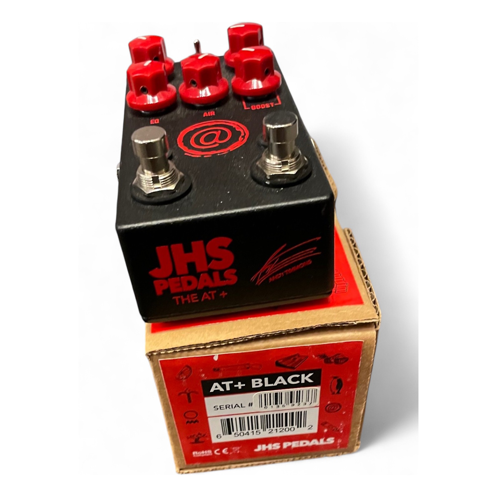 国内正規品 付属品完備 JHS Pedals The AT+ Used JHS Pedals AT+ Black Effect Pedal | Guitar Center