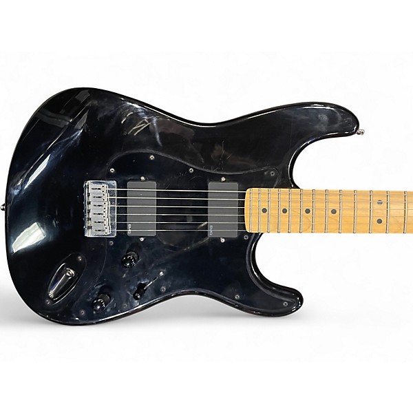 Used Fender American Standard Stratocaster Black Solid Body Electric Guitar