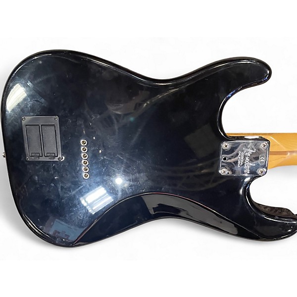 Used Fender American Standard Stratocaster Black Solid Body Electric Guitar