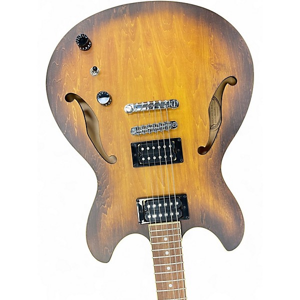 Used Ibanez AS53-TF 2 Tone Sunburst Hollow Body Electric Guitar