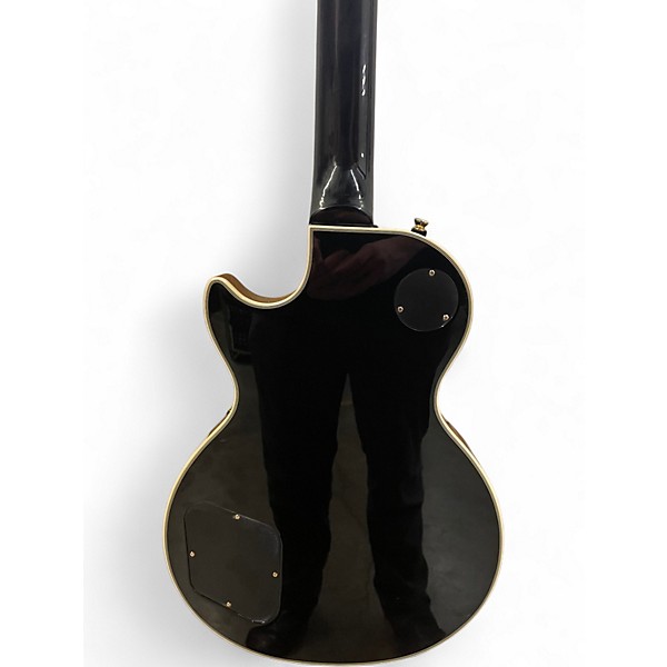 Used Epiphone Les Paul Custom Blackback Antique Ivory Solid Body Electric Guitar