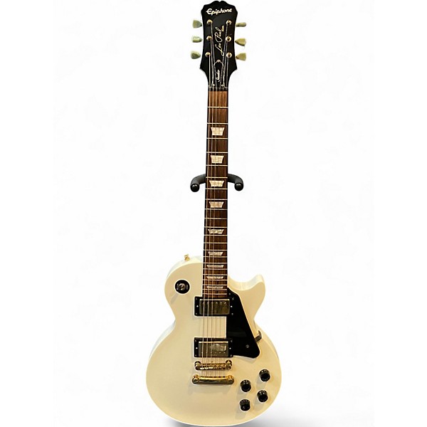 Used Epiphone Les Paul Studio Deluxe Alpine White Solid Body Electric Guitar