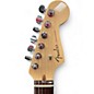 Used Fender American Deluxe Stratocaster Amber Solid Body Electric Guitar