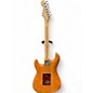 Used Fender American Deluxe Stratocaster Amber Solid Body Electric Guitar