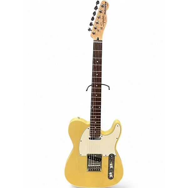 Used Squier Standard Telecaster Trans Blonde Solid Body Electric Guitar