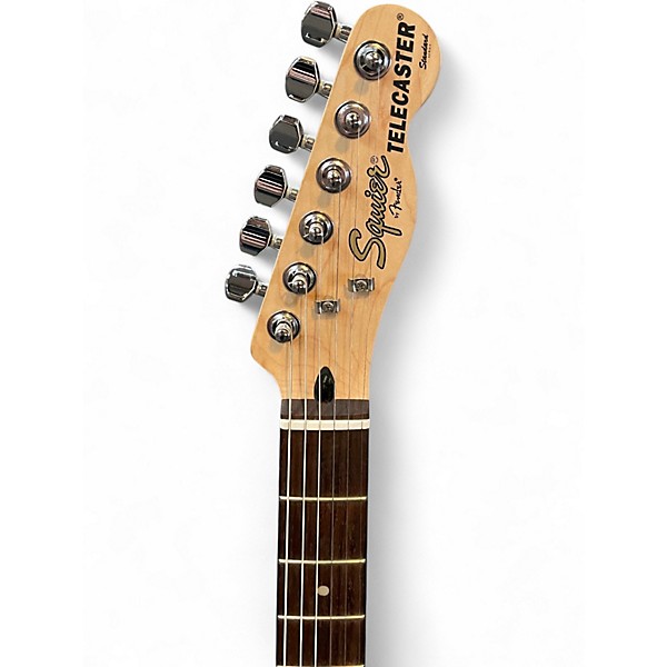 Used Squier Standard Telecaster Trans Blonde Solid Body Electric Guitar