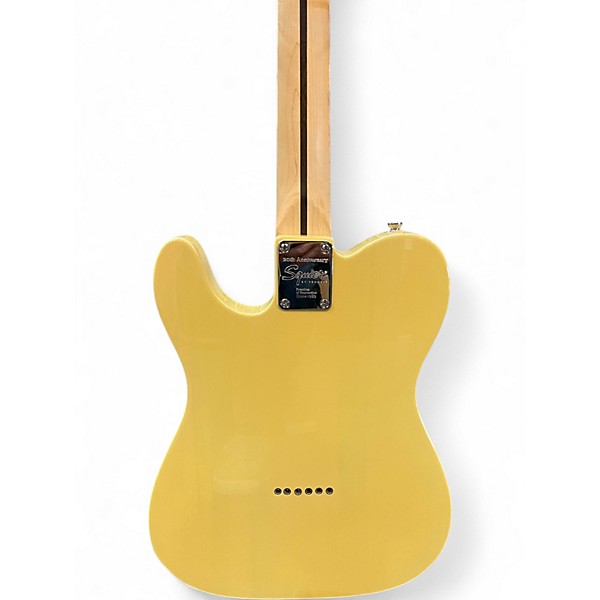 Used Squier Standard Telecaster Trans Blonde Solid Body Electric Guitar