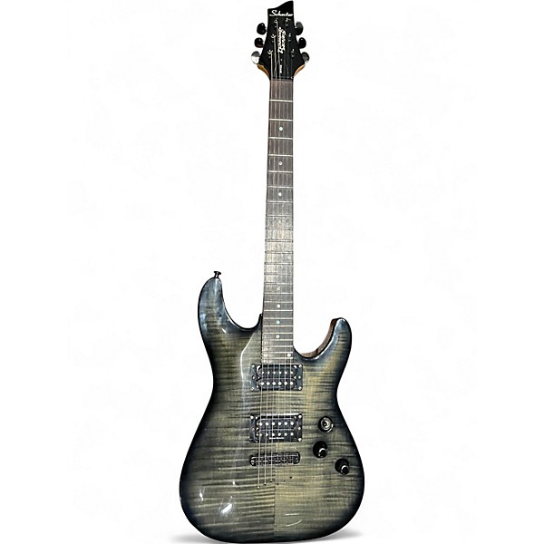 Used Schecter Guitar Research Gryphon Limited Edition Trans Green Solid Body Electric Guitar