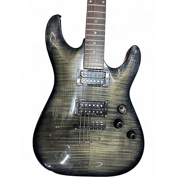 Used Schecter Guitar Research Gryphon Limited Edition Trans Green Solid Body Electric Guitar