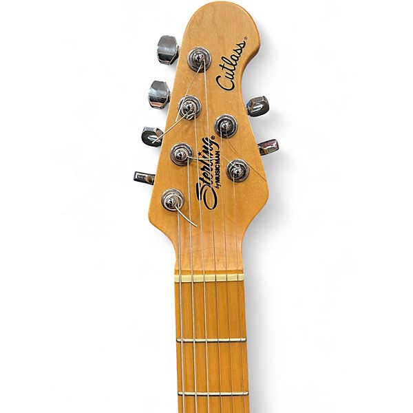 Used Sterling by Music Man CUTLASS Mint Green Solid Body Electric Guitar