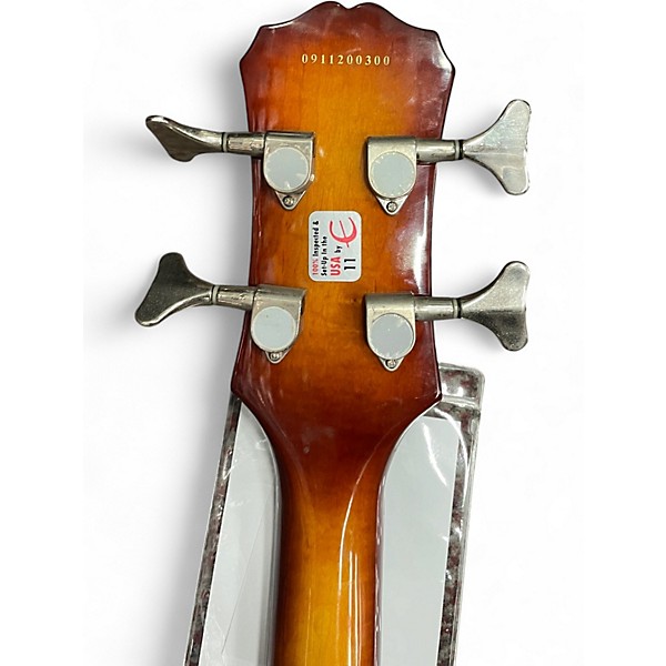 Used Epiphone Viola Tobacco Sunburst Electric Bass Guitar