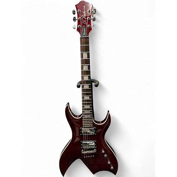 Used B.C. Rich Masterpiece Bich Crimson Red Trans Solid Body Electric Guitar