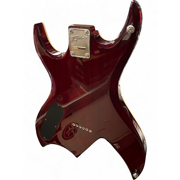 Used B.C. Rich Masterpiece Bich Crimson Red Trans Solid Body Electric Guitar