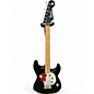 Used 2025 Squier Hello Kitty Stratocaster Single Hum Black With Kitty Pickguard Black Solid Body Electric Guitar thumbnail