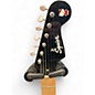 Used 2025 Squier Hello Kitty Stratocaster Single Hum Black With Kitty Pickguard Black Solid Body Electric Guitar