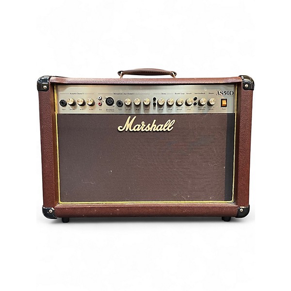 Used Marshall AS50D 50W 2X8 Acoustic Guitar Combo Amp