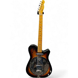Used Fender Reso Tele 3 Color Sunburst Resonator Guitar
