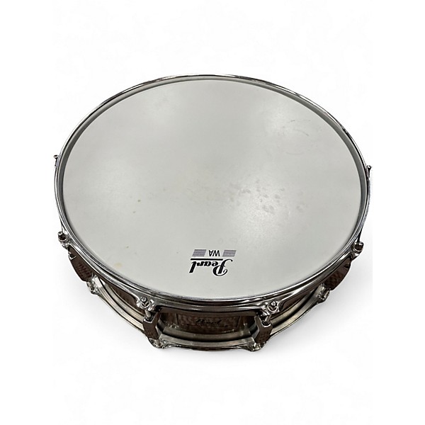 Used Pearl 14X6 STEEL SHELL Silver Drum