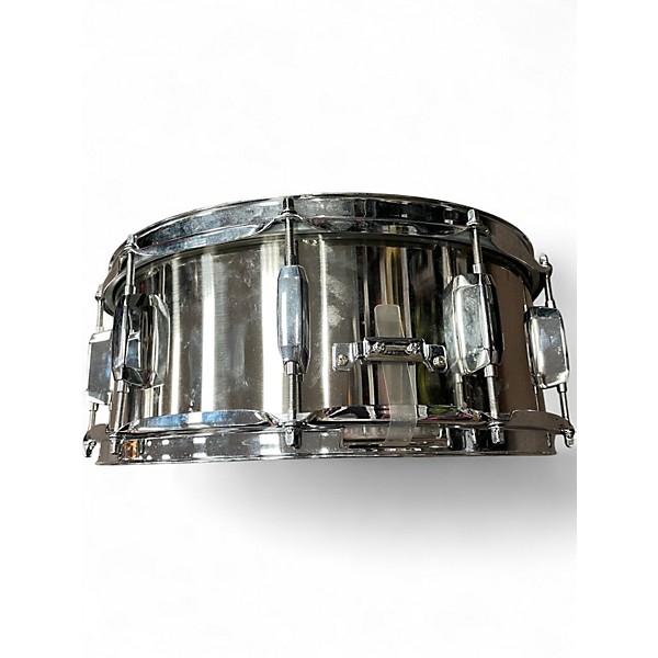 Used Pearl 14X6 STEEL SHELL Silver Drum