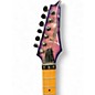 Used Ibanez S570MQM Trans Purple Solid Body Electric Guitar
