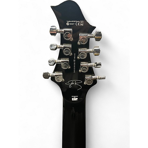 Used ESP JR-208 Black Solid Body Electric Guitar